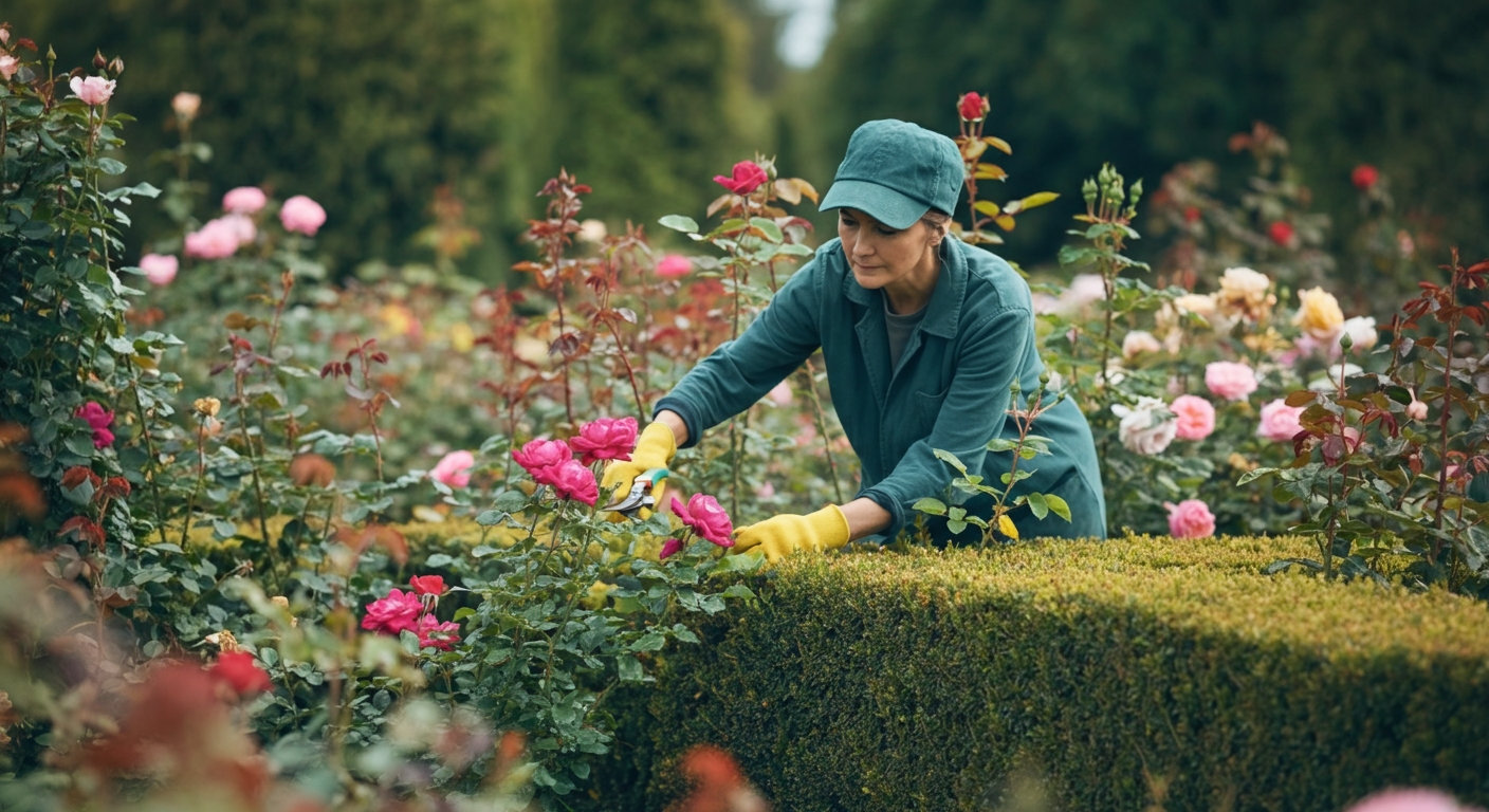 taille des vieux rosiers