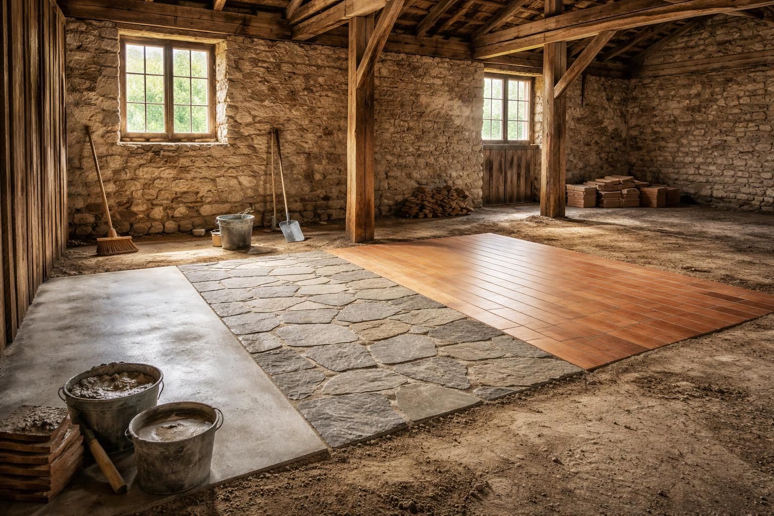 découvrez comment choisir le matériau idéal pour la rénovation de sol de votre grange, alliant durabilité et esthétique pour un résultat optimal.