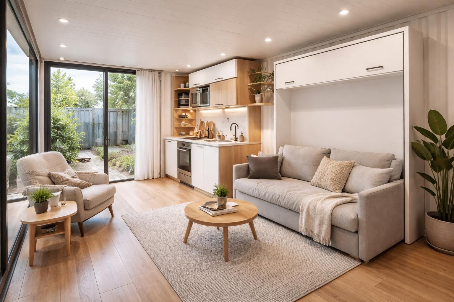 découvrez comment aménager un studio confortable et fonctionnel dans un container habitable, alliant design moderne et optimisation de l'espace.
