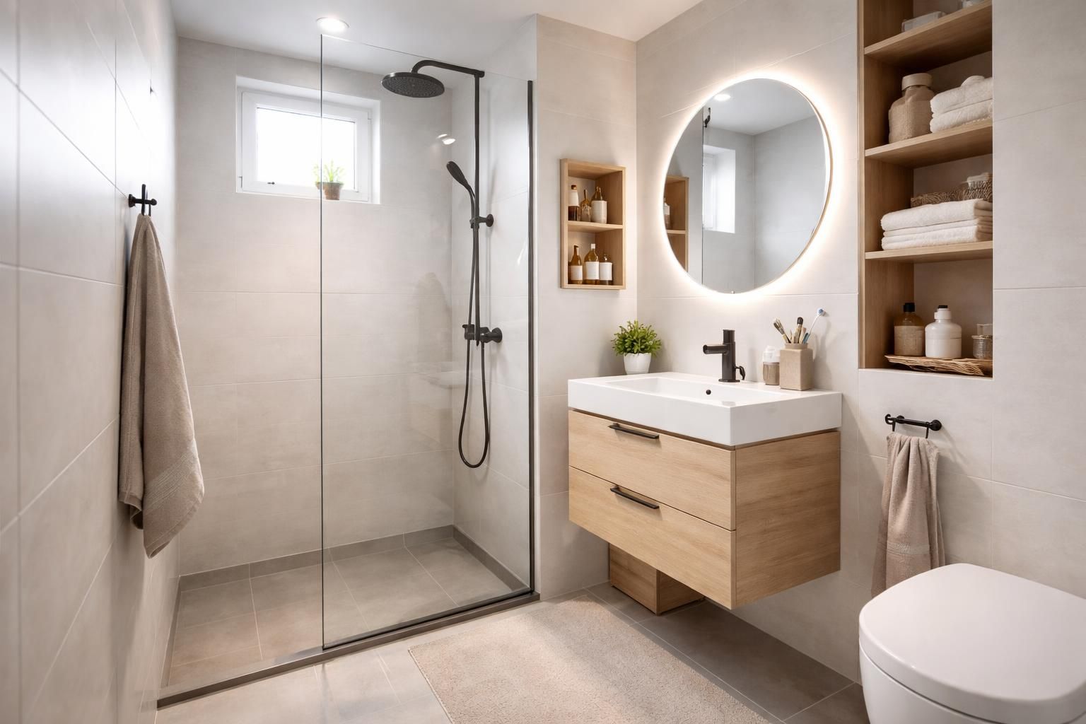 découvrez nos conseils pratiques pour aménager une salle d'eau fonctionnelle et optimisée dans un petit espace, alliant gain de place et style.