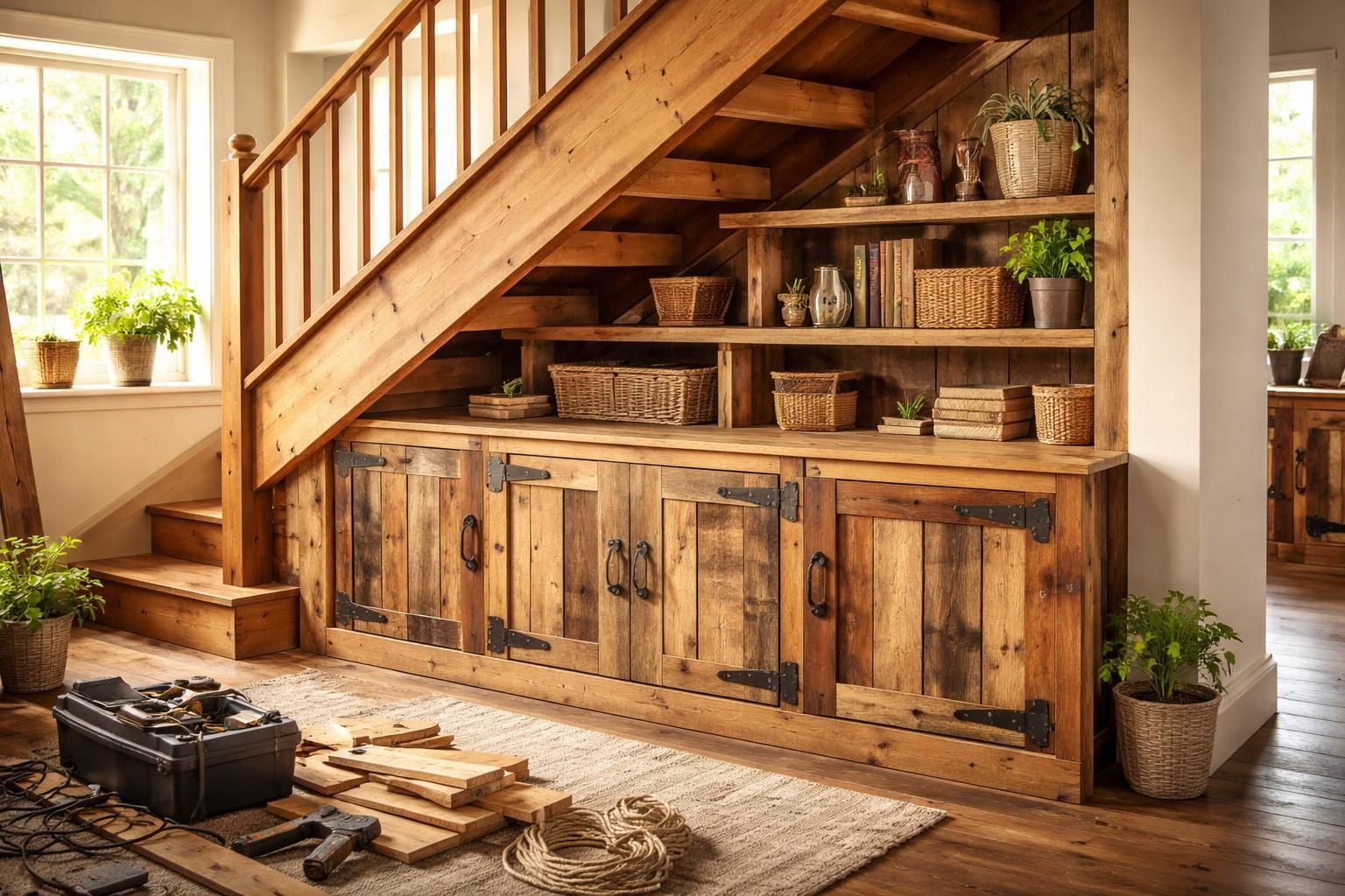 apprenez à fabriquer un meuble sous escalier écologique en utilisant des matériaux recyclés, alliant créativité et développement durable pour optimiser votre espace.