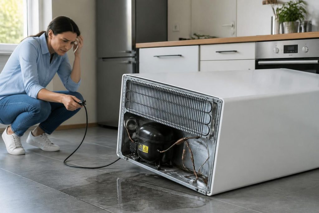 découvrez les risques de laisser un frigo couché pendant 1 heure et comment éviter d'endommager votre appareil électroménager.