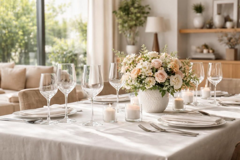 découvrez comment les verres blancs à la maison apportent une touche élégante et raffinée à votre décoration, pour un intérieur unique et lumineux.